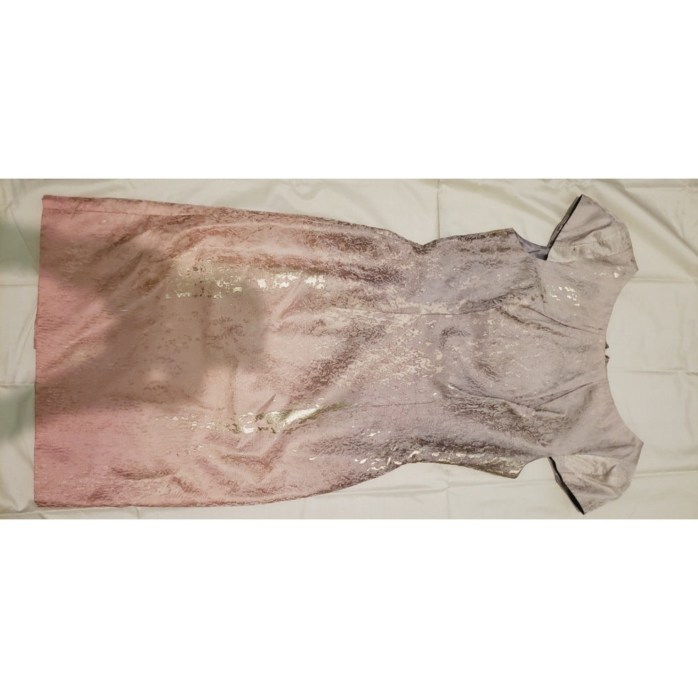 THEIA CAP SLEEVE COCKTAIL DRESS - Picture 3 of 4